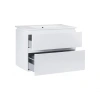 Комплект Qtap Albatross 810х725х460 White тумба підвісна + раковина врізна