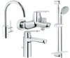 Набір змішувачів 4 в 1 GROHE EUROSMART COSMOPOLITAN