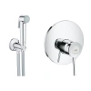 Комплект унітаз з сидінням Qtap + інсталяція Grohe Rapid SL + набір для гігієнічного душу з суміші
