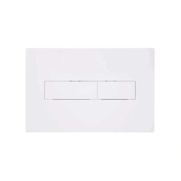 Клавіша змиву Qtap Standard 152x236x28 мм, White, лінійна