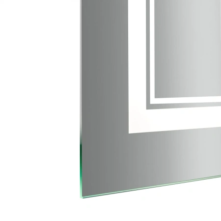 Дзеркало Qtap Cardinal (CA1) 1000х800 з LED-підсвічуванням Touch, з антизапотіванням, з димером, рег. темп. кольору (3000-6500K)