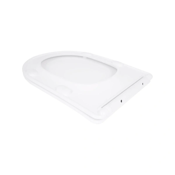 Сидіння для унітазу Qtap (Evia, Arvin, Leo 630) 410x330x22 мм, White, з мікроліфтом, Slim Duroplast, Quick Release