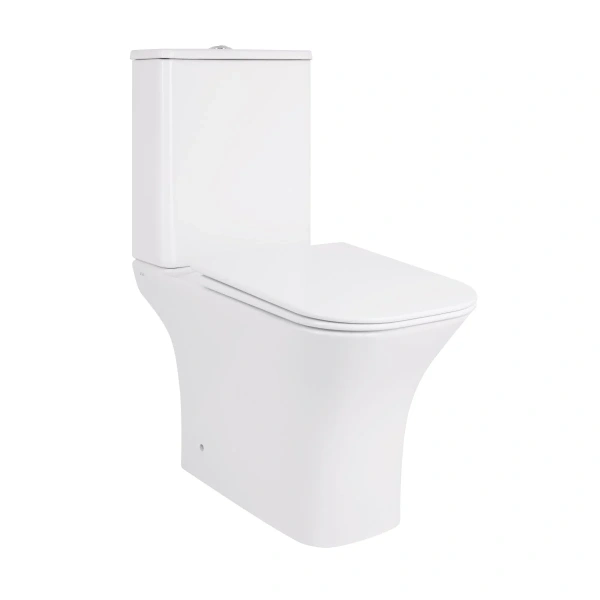 Унітаз-компакт Qtap Presto Quadro безободковий з сидінням Soft-close