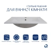 Раковина врізна меблева Albatross 620х460х180 мм, White, прямокутна Qtap
