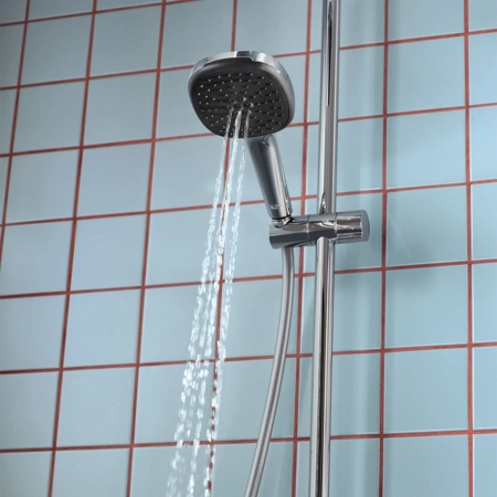 Фото Набір змішувачів 2 в 1 для ванної кімнати Grohe QuickFix Vitalio Comfort Cube зі змішувачем для раковини Dice (UA203101TM)