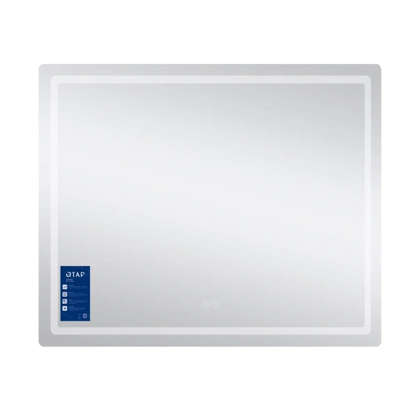 Дзеркало Qtap Mideya (MI2) 900х700 з LED-підсвічуванням Touch, з антизапотіванням, з димером, рег. яскравості