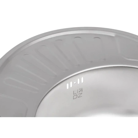 Фото Кухонна мийка Lidz 5745 Satin 0,8 мм