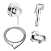 Комплект унітаз з сидінням Qtap Swan + інсталяція Grohe Rapid SL + набір для гігієнічного душу