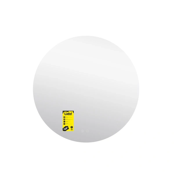 Дзеркало Lidz Astra R600 з LED-підсвічуванням Touch, з антизапотіванням, з регулюванням яскравості