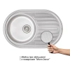 Фото Кухонна мийка Qtap 7750 Micro Decor 0,8 мм