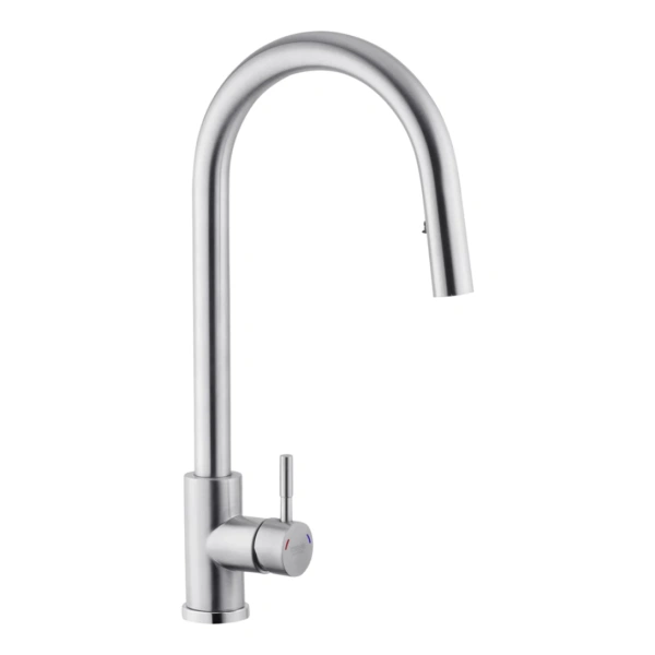 Змішувач для кухні з висувним виливом Kroner KRP Edelstahl Klassisch - ESG03915
