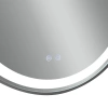 Дзеркало Qtap Gemini 800х700 з LED-підсвічуванням Touch, з антизапотіванням, з димером, рег. темп. кольору (3000-6500K)