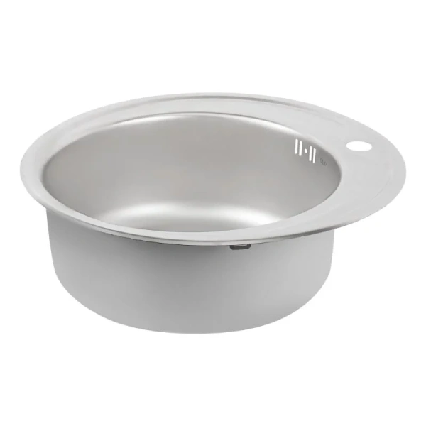 Фото Кухонна мийка Qtap D510 Satin 0,8 мм