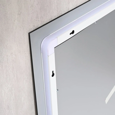 Дзеркало Qtap Taurus (TA1) 800×600 мм з LED-підсвічуванням Touch, з антизапотіванням, з димером, рег. темп. кольору (3000-6500K)