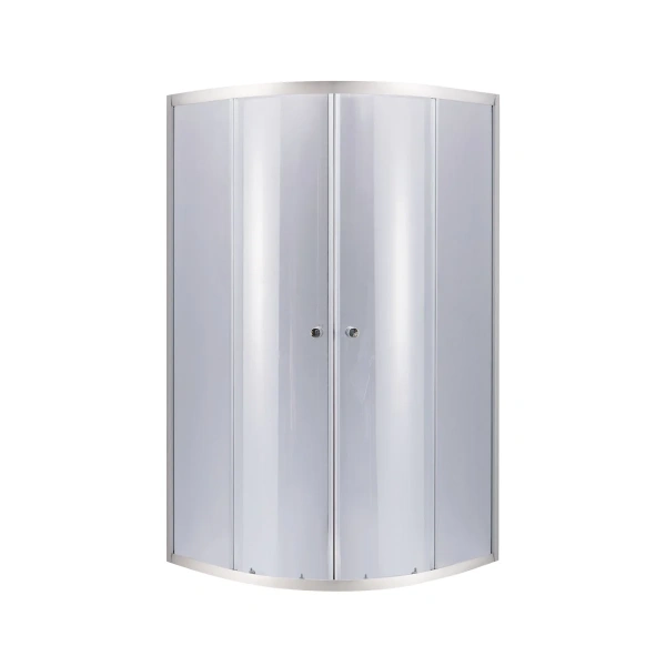 Фото Душова кабіна Lidz Latwa SC90x90.SAT.LOW.GR, скло тоноване 4 мм + душовий піддон Lidz ST90x90x14