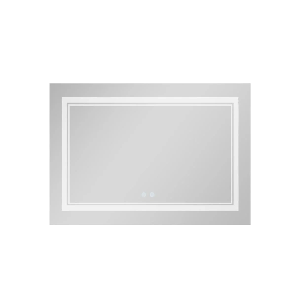 Дзеркало Qtap Cardinal 1200х800 з LED-підсвічуванням Touch, з антизапотіванням, з димером, рег. темп. кольору (3000-6500K)