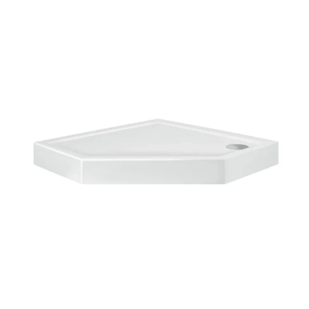 Фото Набір Qtap душова кабіна Scorpio-AC6 Clear 2120x900x900 мм + піддон Diamond 90x90x12 см з сифоном