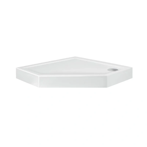 Фото Набір Qtap душова кабіна Scorpio-AC6 Clear 2120x900x900 мм + піддон Diamond 90x90x12 см з сифоном