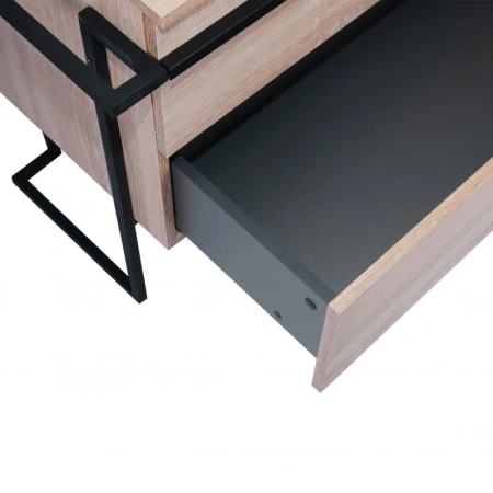 Тумба для пола Qtap Taurus 800х616х437 Whitish oak зі стільницею