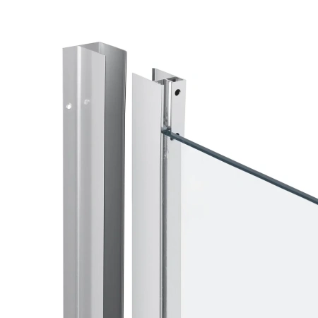 Фото Душова кабіна Qtap Taurus 100x100 см, скло Clear 6 мм, покриття CalcLess без піддона