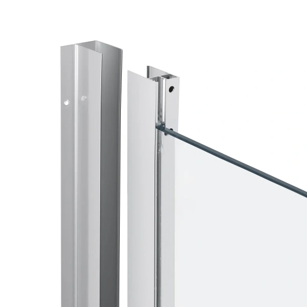 Фото Душова кабіна Qtap Taurus 100x100 см, скло Clear 6 мм, покриття CalcLess без піддона