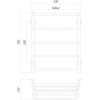 Фото Рушникосушка електричний Qtap Standard