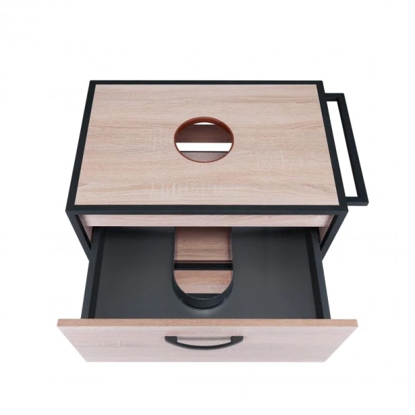 Тумба для підлоги Qtap Taurus 700х616х469 Whitish oak зі стільницею