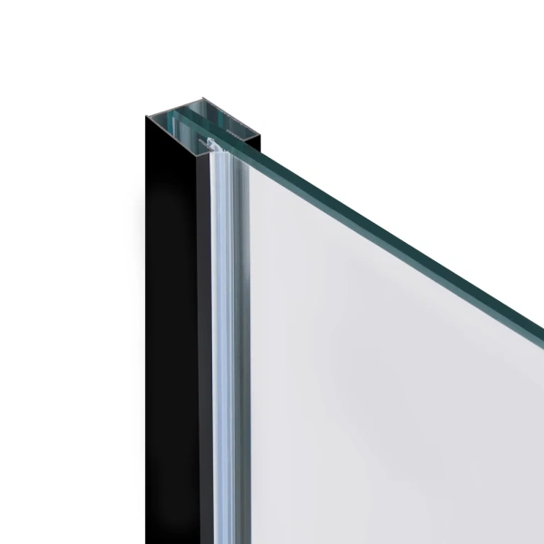 Душова перегородка Qtap Walk-In Standard.C8 100х200 см, скло Clear 8 мм, покриття CalcLess