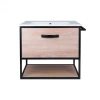 Комплект Qtap Taurus 600х580х437 Whitish oak тумба підвісна + раковина врізна