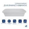 Раковина врізна Scorpio 615х390х150 мм, White, прямокутна, без донного клапана Qtap