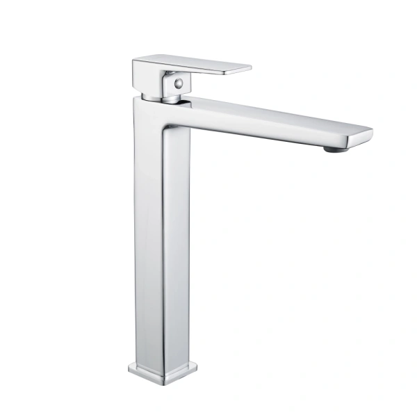 Змішувач латунний для раковини високий Lidz Orion (хром)