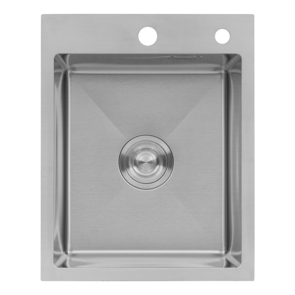 Кухонна мийка Kroner KRP Gebürstet - 4050HM (3.0/1.0 мм)