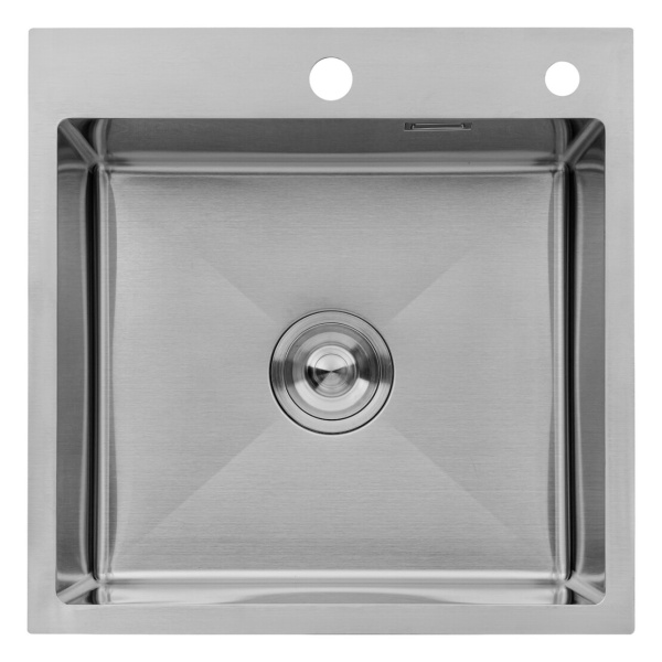 Кухонна мийка з нержавіючої сталі Kroner 50*50 3.0/1.0 мм + сушарка