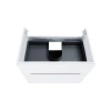 Комплект Qtap Virgo 700х580х437 White/Whitish oak підвісна тумба + раковина врізна