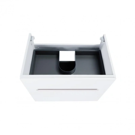 Комплект Qtap Virgo 700х580х437 White/Whitish oak підвісна тумба + раковина врізна