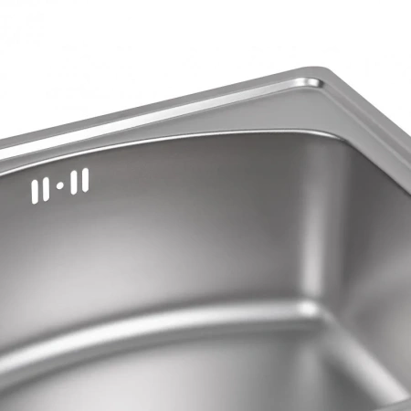 Фото Кухонна мийка Qtap 4842 Satin 0,8 мм