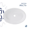 Раковина накладна овальна 500x360x140 мм, Qtap Kolibri