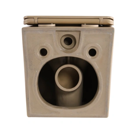 Унітаз підвісний Qtap Tern Ultra Quiet 520×345×325 мм, Beige, з сидінням Slim Duroplast / Soft-close / Quick Release