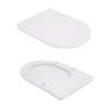 Унітаз підлоговий Qtap Robin New Ultra Quiet безобідковий з сидінням Soft-close WHITE