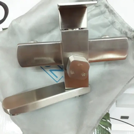 Душова система (нержавіюча сталь) з виливом + Змішувач для раковини Lidz