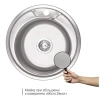 Фото Кухонна мийка Lidz 490-A Micro Decor 0,6 мм