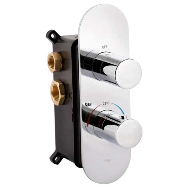 Змішувач термостатичний прихованого монтажу для душу Qtap Votice
