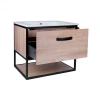 Комплект Qtap Taurus 600х580х437 Whitish oak тумба підвісна + раковина врізна