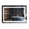 Дзеркало Lidz Kubis (KU2) 1200х800 з LED-підсвічуванням Touch, з антизапотіванням, з регулюванням яскравості