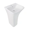 Раковина для підлоги моноблок Qtap Crow 445x420x840 White