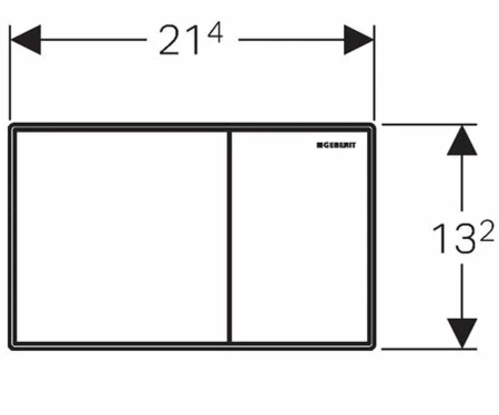 Змивна панель GEBERIT SIGMA SIGMA 60