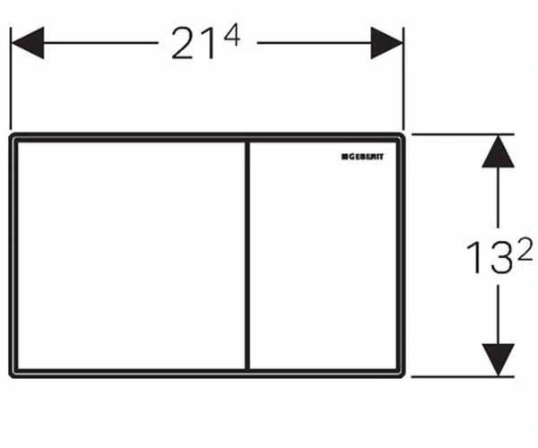 Змивна панель GEBERIT SIGMA SIGMA 60