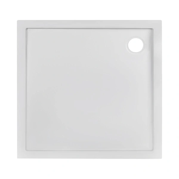Фото Душовий піддон Qtap Tern 90x90x12 см + сифон