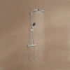 Фото Набір змішувачів 2 в 1 для ванної кімнати Grohe QuickFix Vitalio Comfort Cube зі змішувачем для раковини Dice (UA203101TM)