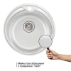 Фото Кухонна мийка Qtap D510 Satin 0,8 мм